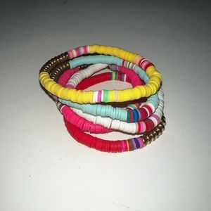 fun colored bracelets
